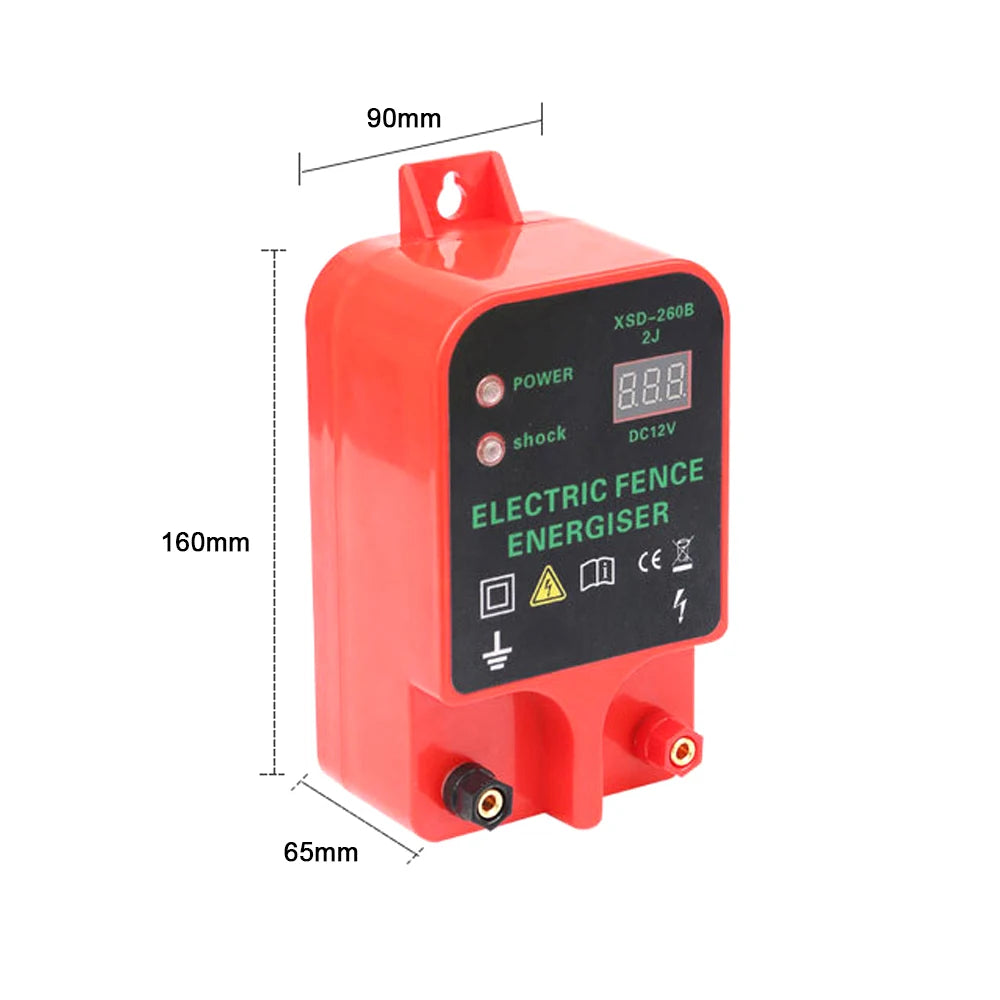Livestock Pulse Controller Energizer &ndash; Large LCD Display