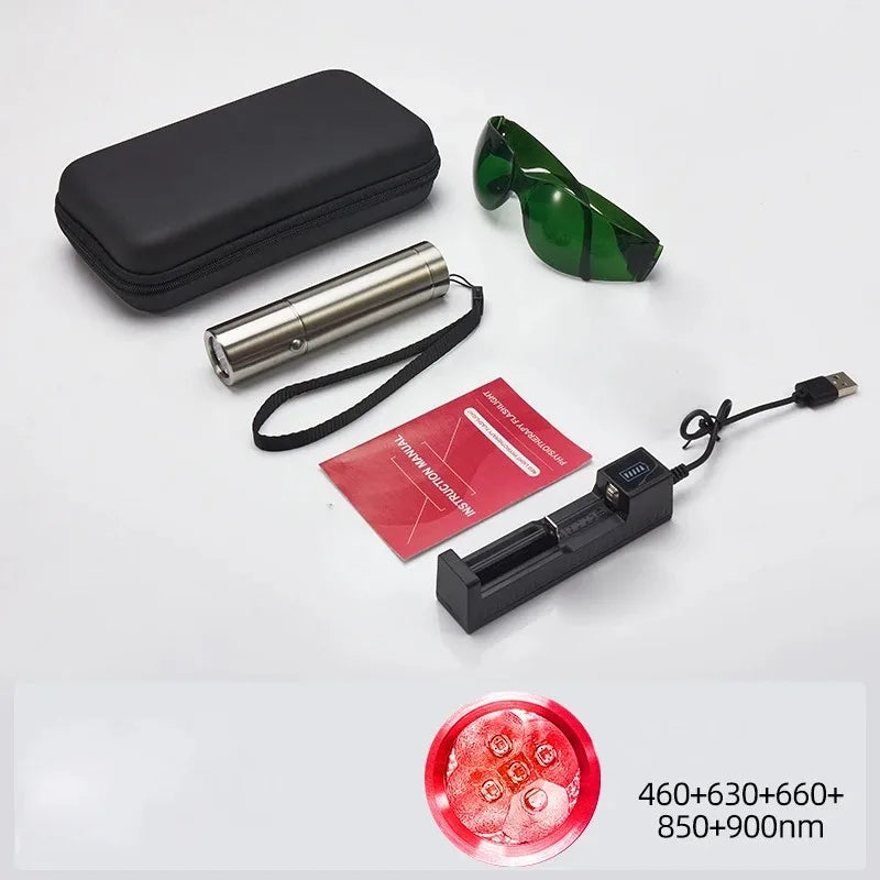 Vilnason Red Light Wand &ndash; Pain Relief For Skin Health 5PCS LED