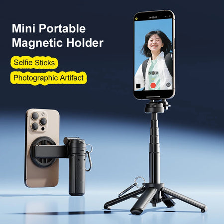CrownQu T20 Selfie Stick &ndash; Foldable Design With Bluetooth Remote
