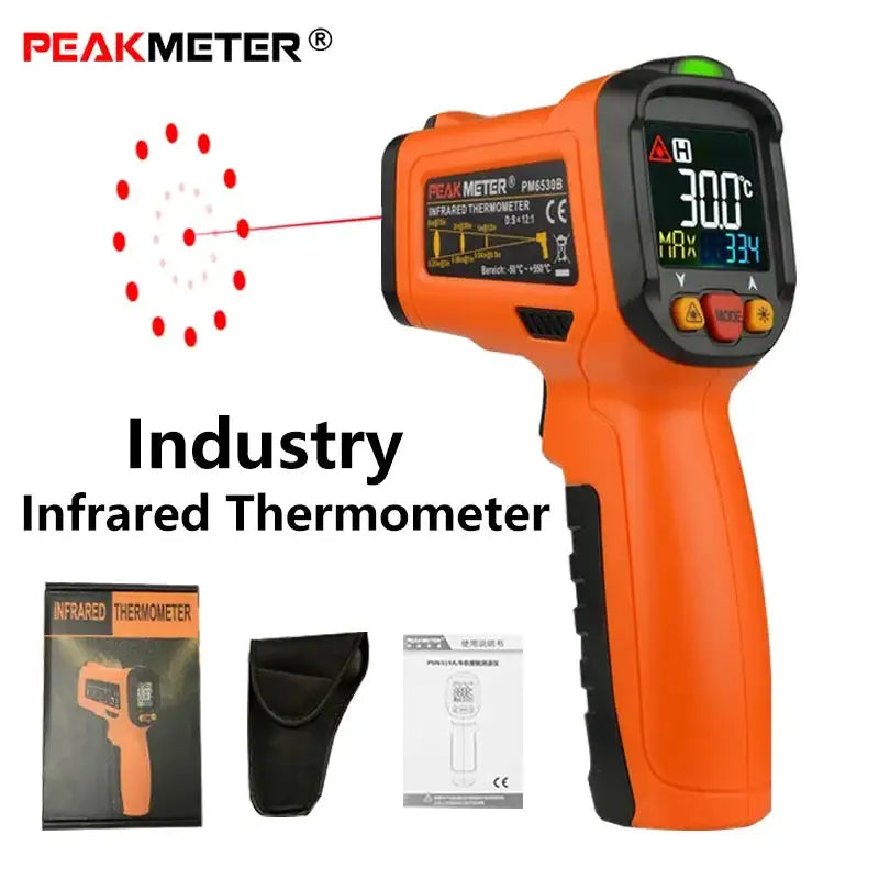 PM6530B Laser Thermometer Non Contact Minus 50 To 800 C
