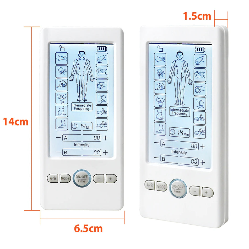 ΤΕΝΣ EMS Διεγερτής Μυών, Φορητός Ψηφιακός Παλμικός Μασάζ για Φυσιοθεραπεία
