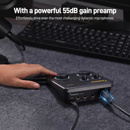 MAONO PS22 Lite USB Audio Interface &ndash; 24-Bit/192kHz