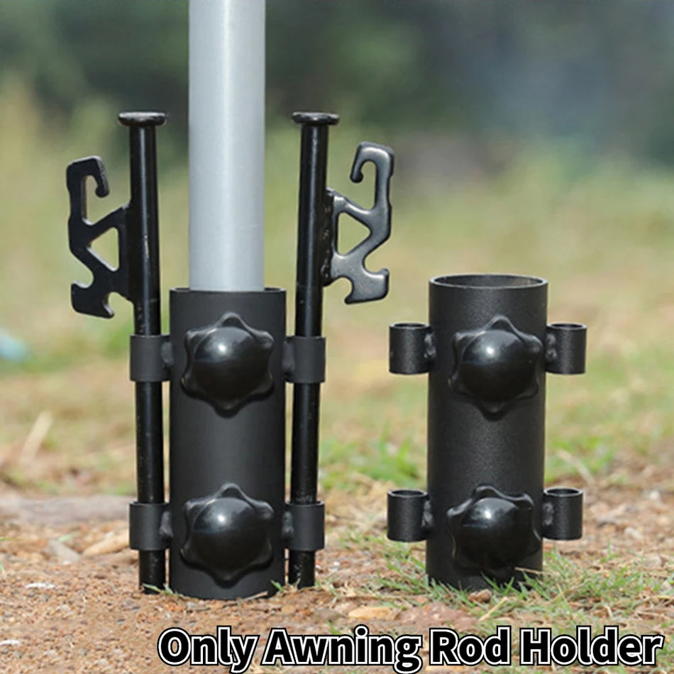 Stainless Steel Windproof Awning Rod Holder For Canopy Pole