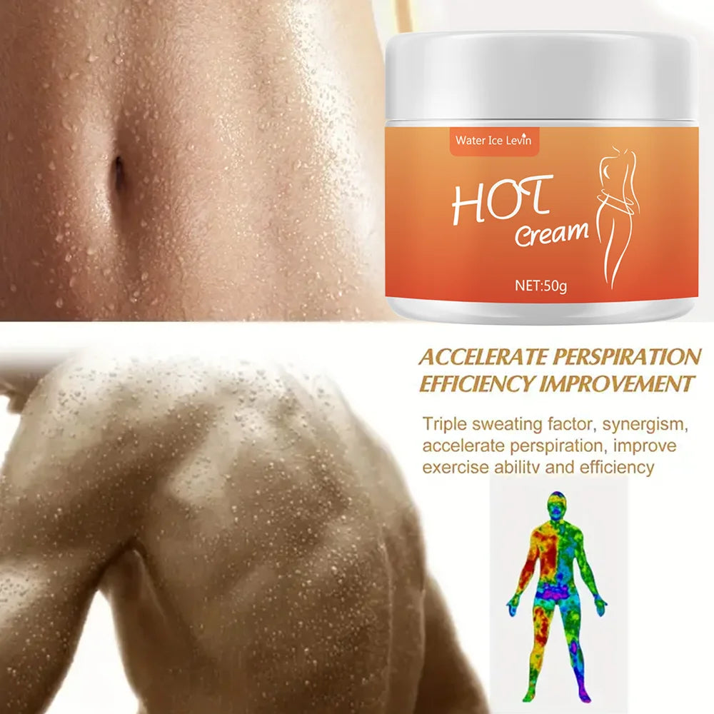 Water Ice Levin Heat Massage Cream &ndash; Enhances Muscle Recovery and Fitness Performance