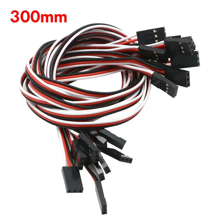 10pcs 100mm 150MM 200MM 300MM 500MM Servo Extension Cord Male to Male for JR Plug Servo Extension Lead Wire Cable 10cm by InterCyprus Trading Ltd