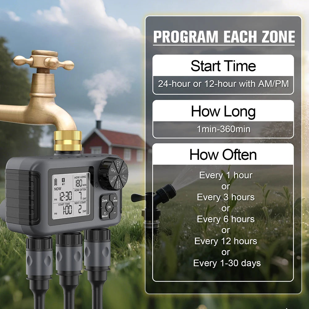 3/4 Inch Automatic Water Timer &ndash; Smart Irrigation System