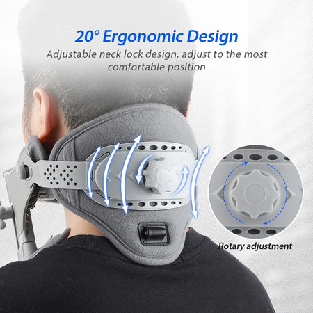 Neck Cervical Traction Apparatus &ndash; Built-in Heating Pads