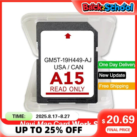 Ford A15 Sync2 Navigation SD Card 32GB - Updated 2024 Maps