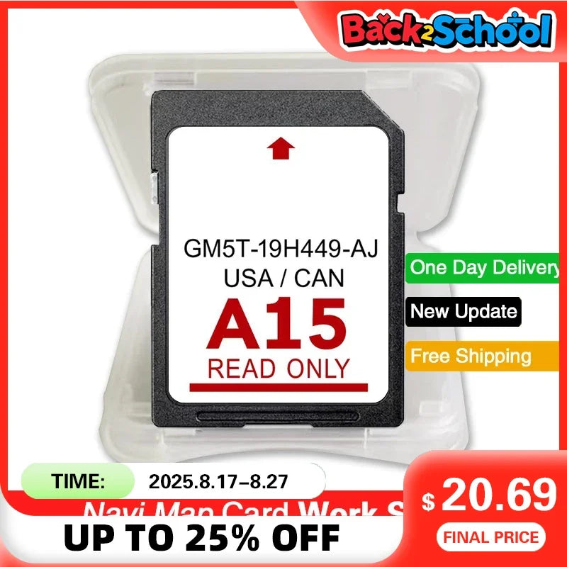 Ford A15 Sync2 Navigation SD Card 32GB - Updated 2024 Maps