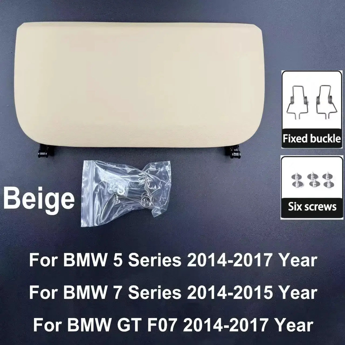 For BMW 5 7 GT Series 2009-2017 F10 F11 F01 F02 F07 Car Seat Back Panel Leather Backrest Storage Pocket Cover by InterCyprus Trading Ltd