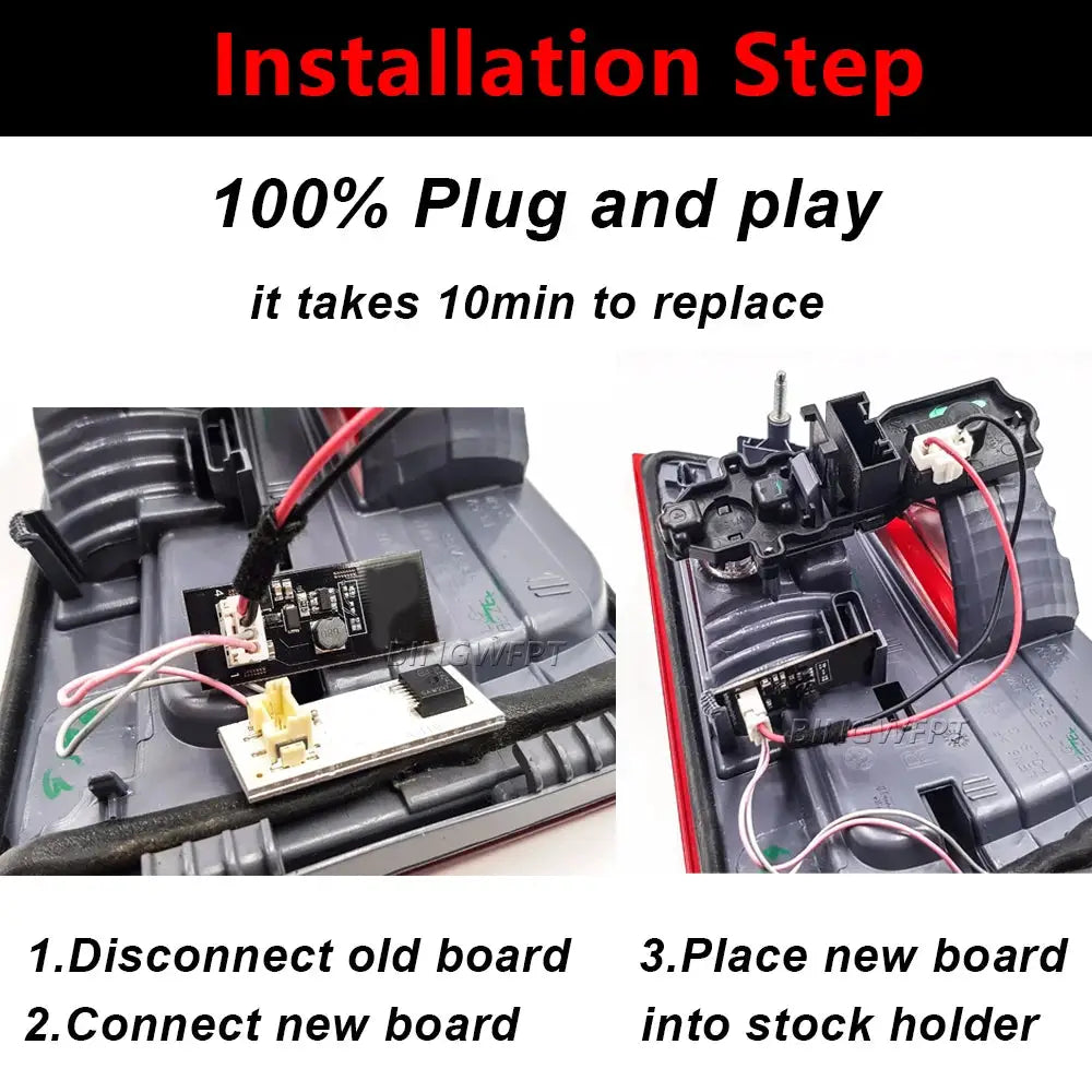 For BMW X3 F25 2011-2017 Rear Driver F25 B003809.2 LED Light Plug and Play Repair Replacement Board Tail Light by InterCyprus Trading Ltd