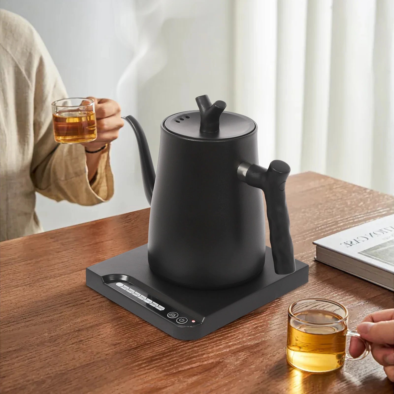 1000W Stainless Steel Electric Kettle &ndash; Temperature Control