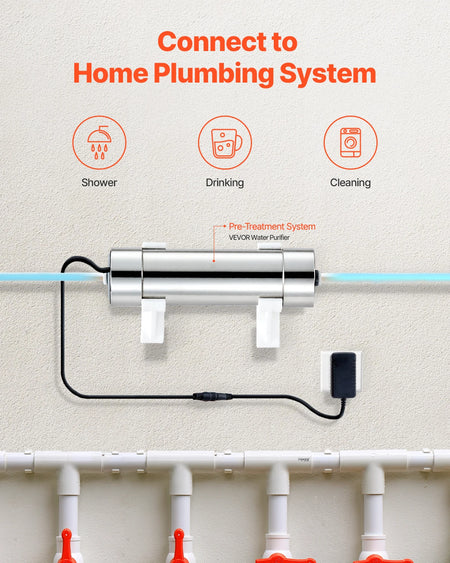 SucceBuy UV Water Purifier 8W &ndash; Whole House Filtration