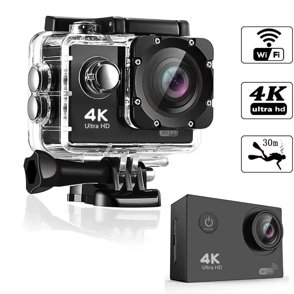 Action Camera 4K &ndash; Waterproof and Compact Design