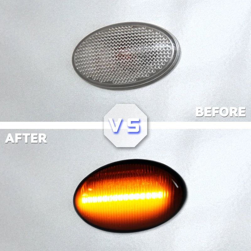 Διαδοχικό LED Πλευρικό Σημάδι Για Mercedes Smart Fortwo W450