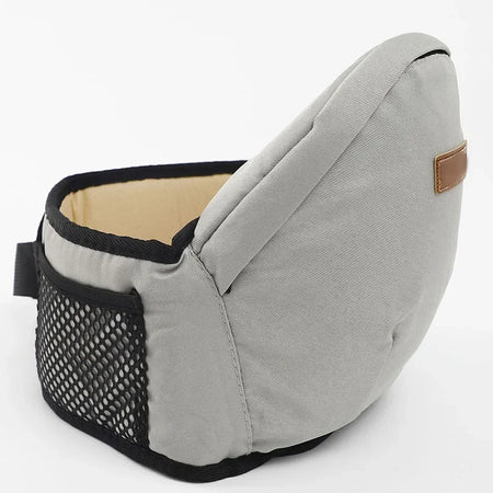Multicolor Baby Carrier Waist Stool with 45&deg; Sling Hold | Infant Hip Seat Gray