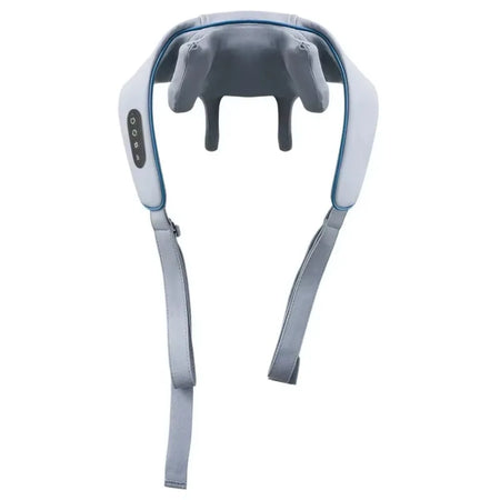 P100 &ndash; Heated Shiatsu Neck Massage Wrap With Heat Therapy AA-Gray