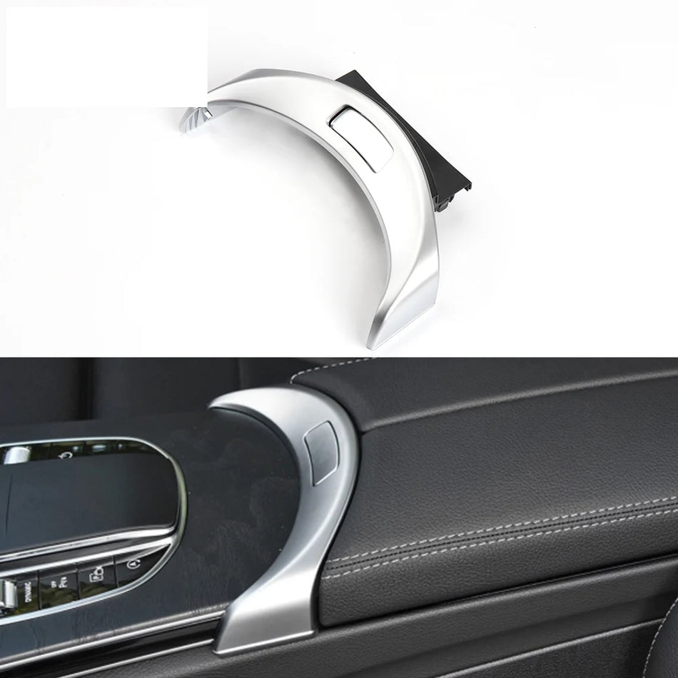 Capacul butonului pentru cotiera din fibră de carbon pentru Mercedes Benz C Class GLC W205