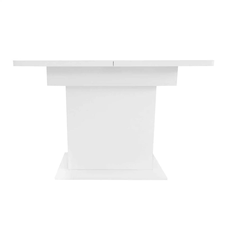 Mesa de Comedor Expandible con Almacenamiento Moderna Rectangular