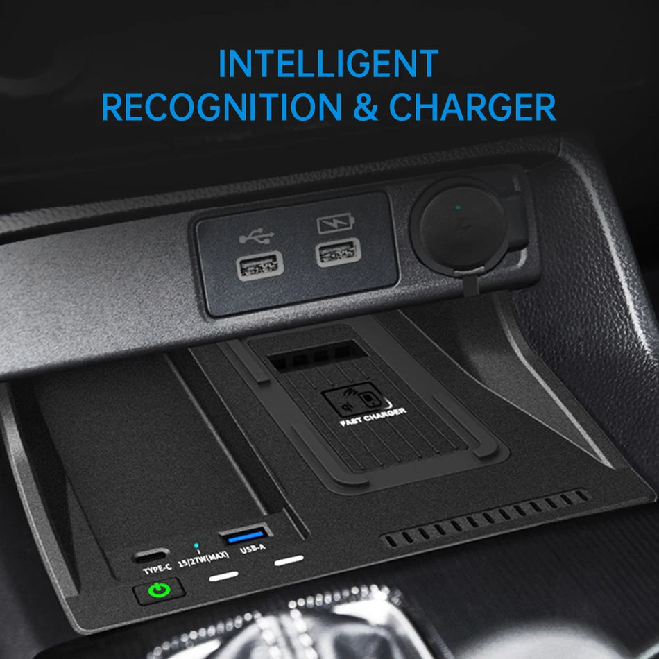 Tapis de charge sans fil pour Honda Civic 2022-2023 support de téléphone Qi rapide