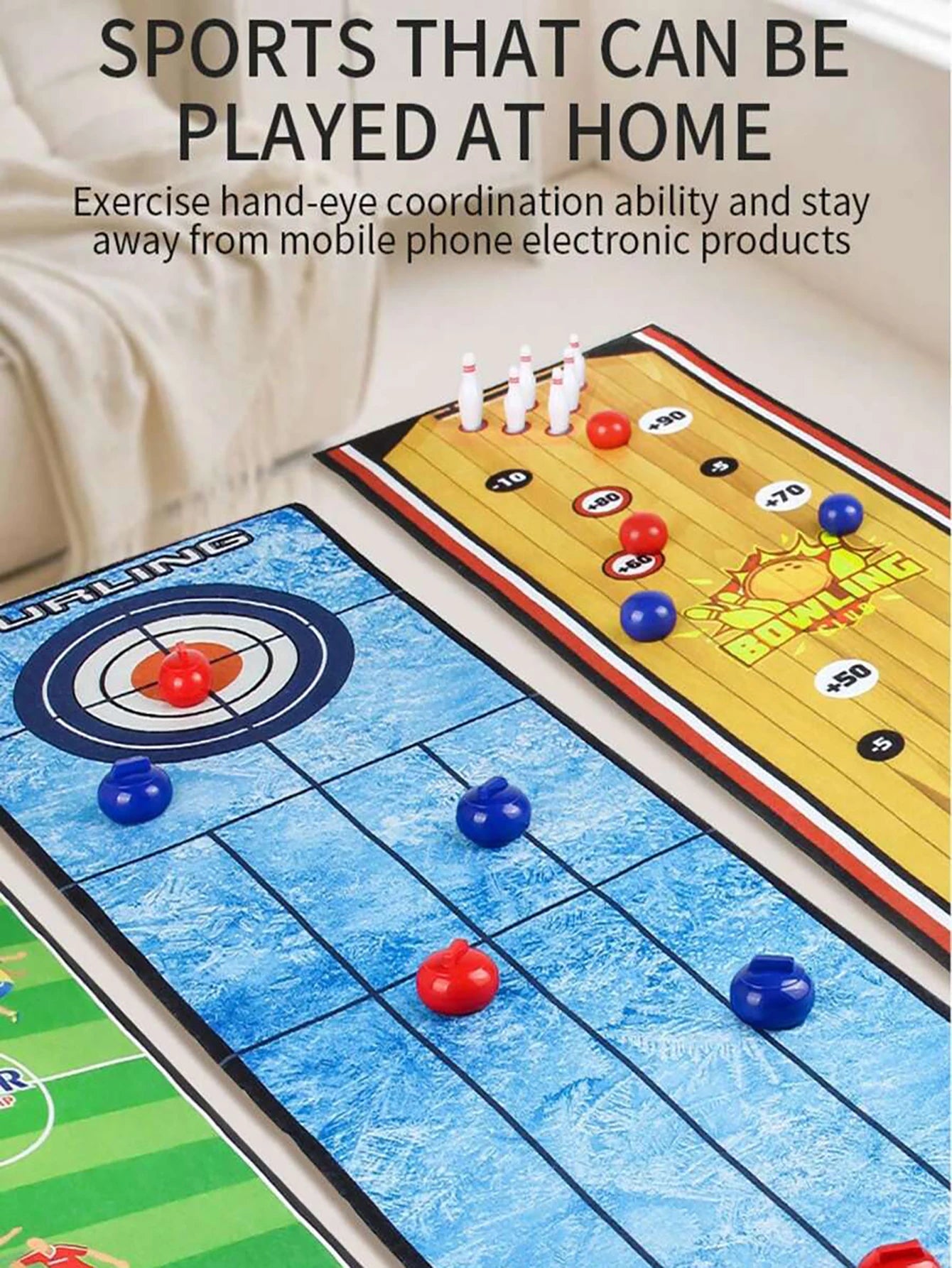 Jeu De Curling De Table, Jeux Familiaux De Curling Compétitifs Jeu De Curling De Table, Jeux Familiaux De Curling Compétitifs