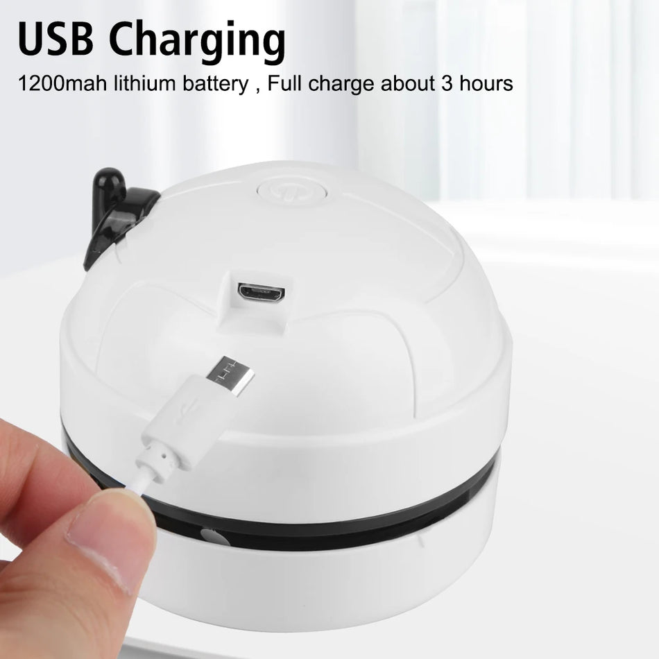 Mini Vacuum Cleaner Portable USB &ndash; Cute Robot Design