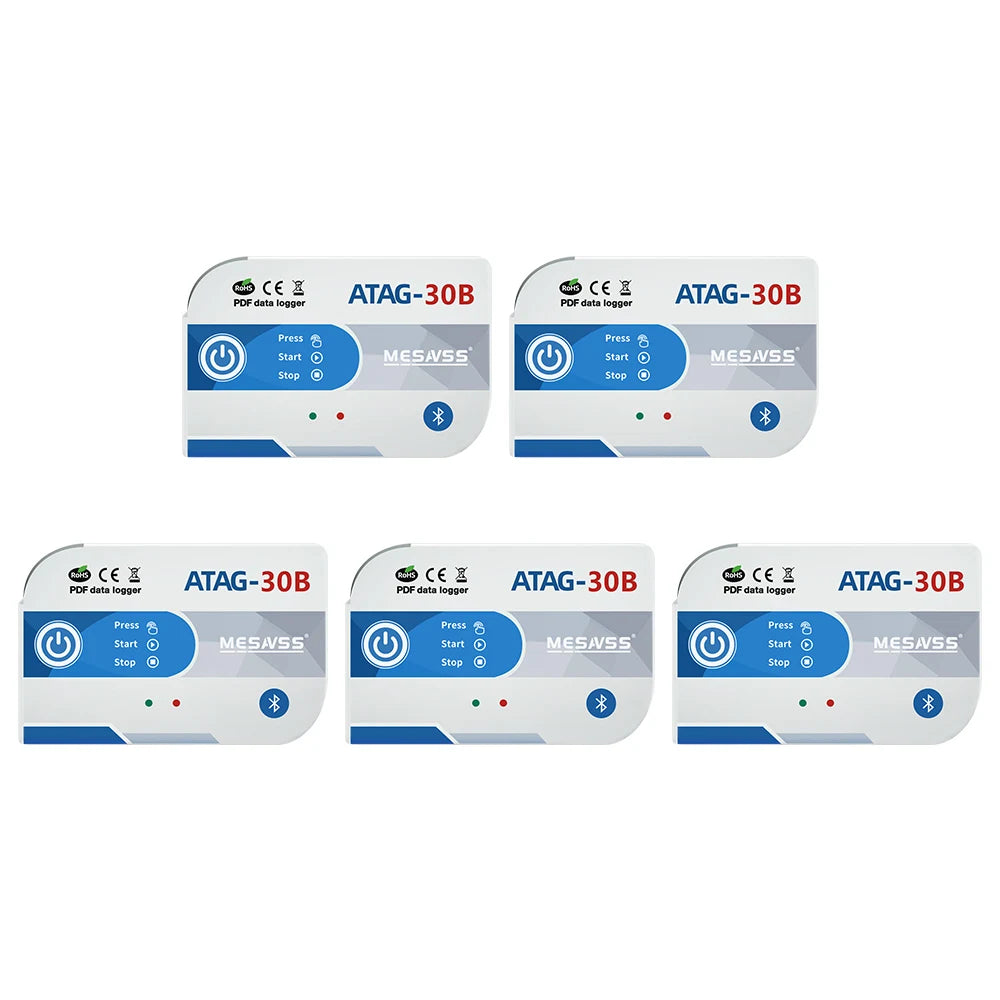 2025 USB Temperature Data Logger &ndash; Bluetooth 65000 Points 5 pcs