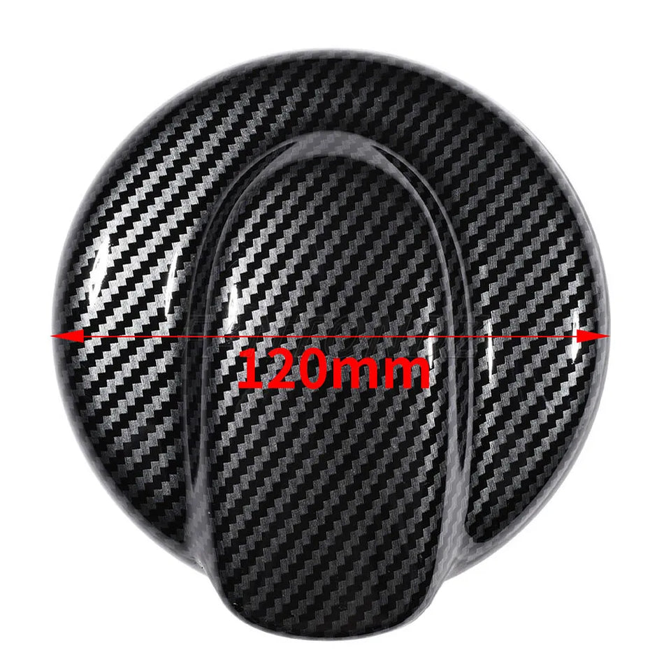 Door Handles And Cap With Black Carbon Fiber For MINI R50 R53 R56