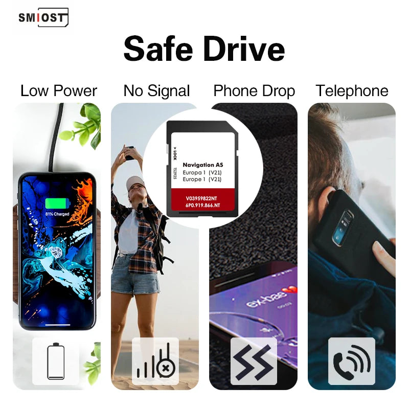 SD Card Update For Seat Navigation AS Europa 1 V21 - 32GB