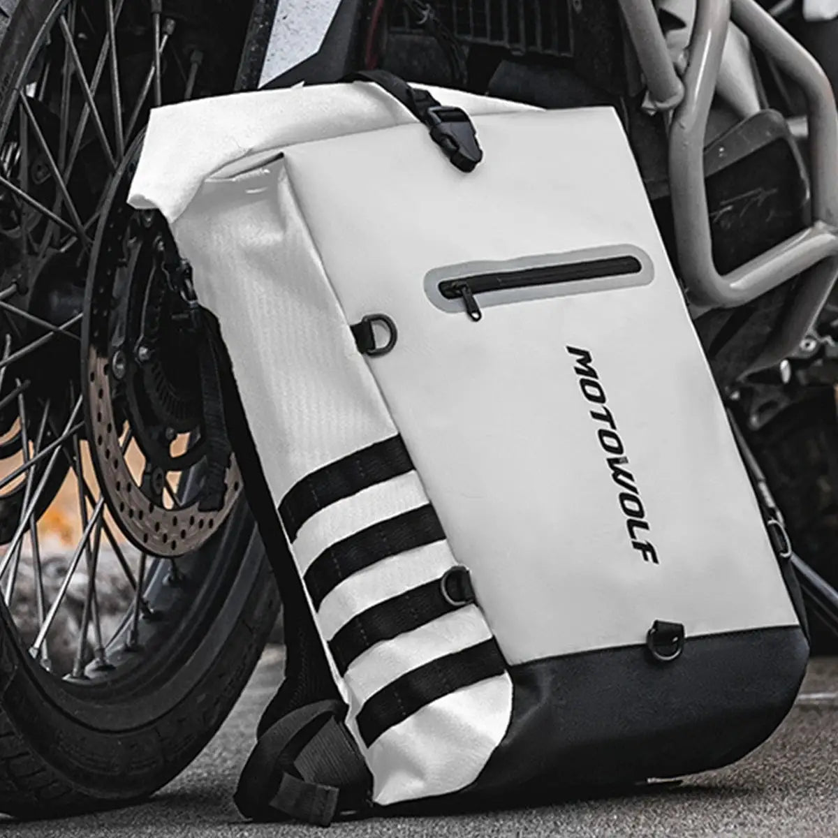 Motorcycle Outdoor Cycling Dual Backpack Sports Multi Purpose Helmet Bag Large Capacity Backpack Portable Drinking Water Backpac by InterCyprus Trading Ltd