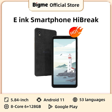Bigme Hibreak &ndash; Android 11 E Ink Smartphone With Kindle App