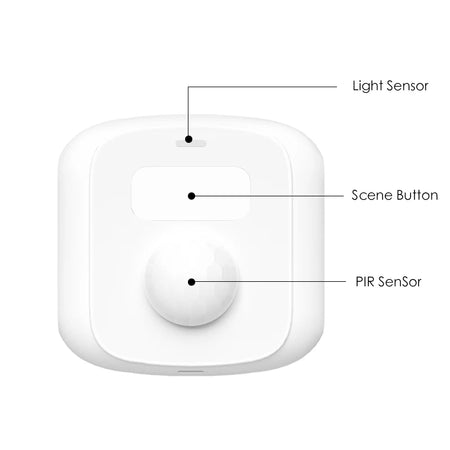 Tuya Zigbee Motion Sensor &ndash; Light Sensor Scene Switch