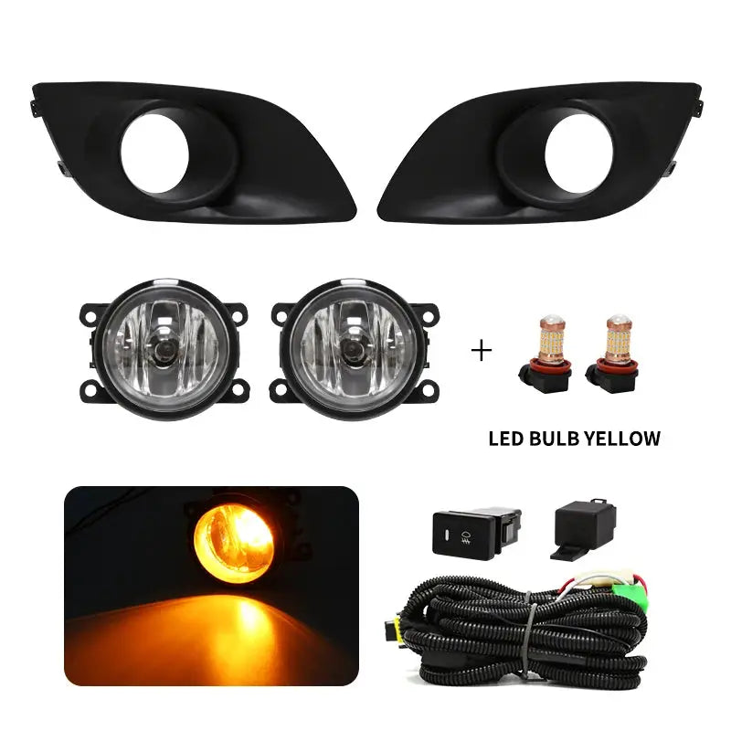 For Suzuki Swift 2011 2012 2013 2014 2015 2016 2017 Car LED Fog Light Day Time Running DRL Wires Harness Switch Waterproof by InterCyprus Trading Ltd
