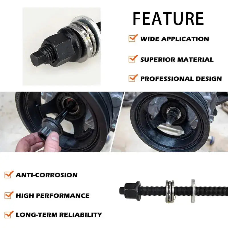 LS1 Harmonic Balancer Installer Crank Puller Crankshaft Installation Tool For GM 1997-Up LS LT Series Engines Gen 3, 4, 5 by InterCyprus Trading Ltd