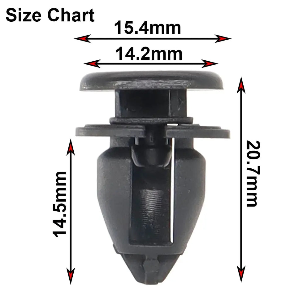 20 PCS/SET Car Side Door Interior Clips Retainer Fasteners For Renault Clio Trafic Kangoo Opel Vauxhall Vivaro OE# 7703077434 by InterCyprus Trading Ltd