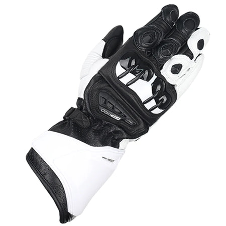 Two-X GP Pro Leather Motorcycle Racing Gloves - Full Finger, Unisex
