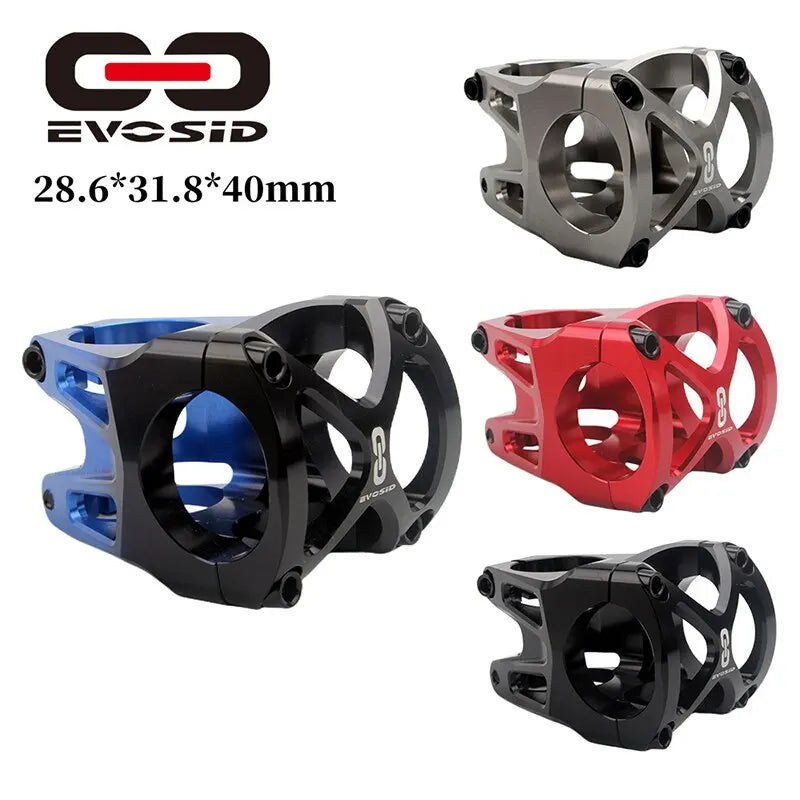 EVOSID 40mm Kort Frempind Cykel Frempind, CNC Aluminium Ultralys, 31.8mm Klemme