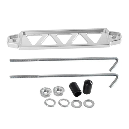 Universal Aluminum Auto Battery Tie Down Mount Holder Bracket Brace Bar For Honda Civic EK EG Group 21 22R 26R 27H 140R by InterCyprus Trading Ltd