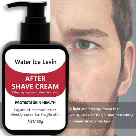 Water Ice Levin Men's Collagen After Shave Cream &ndash; Firming and Hydrating Formula