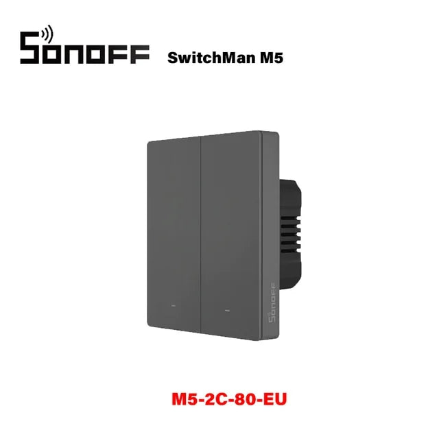 SONOFF M5 WiFi Smart Switch for Smart Homes, 1/2/3 Gang Control M5-2C-80 Type / CHINA / SONOFF M5