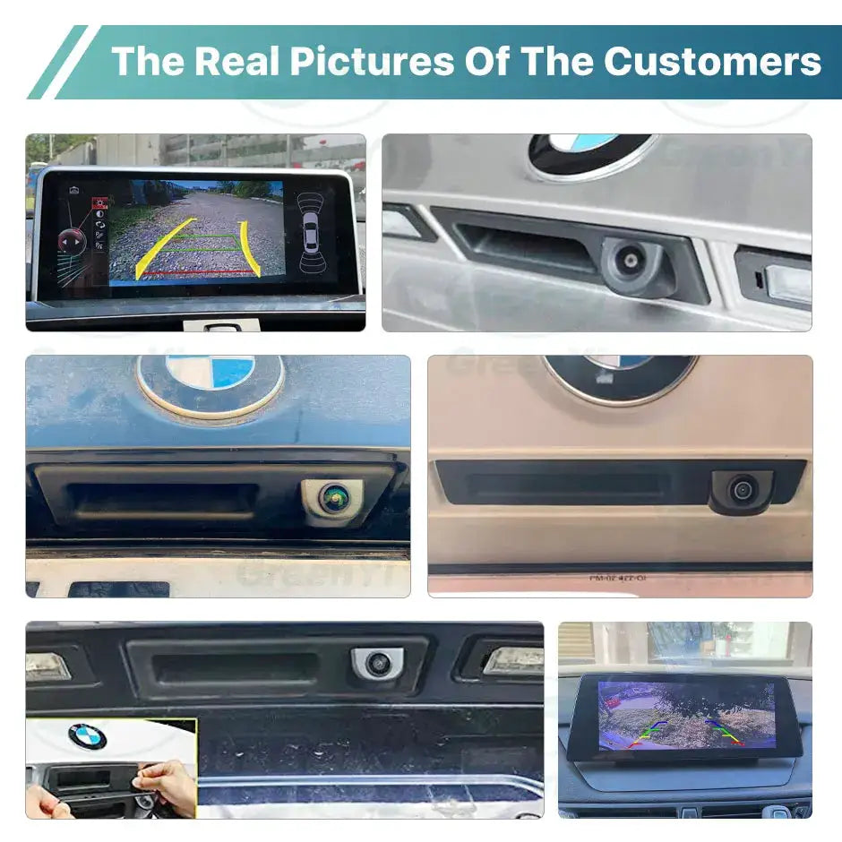 1080P Dynamic Trajectory Car Rear View Trunk Handle Camera For BMW 3 5 X1 X3 X4 X5 F10 F11 F25 F30 F31 E60 E61 E90 E91 E92 E93 by InterCyprus Trading Ltd