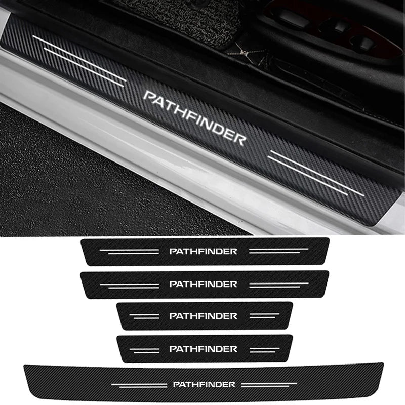 Carbonfaser Türschwellen-Schutzaufkleber für Pathfinder