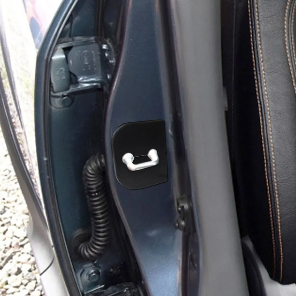 Door Lock Catch Cover Kit For Suzuki Swift MK2 And SX4 MK1 Eight Piece Waterproof ABS Hinges Protection