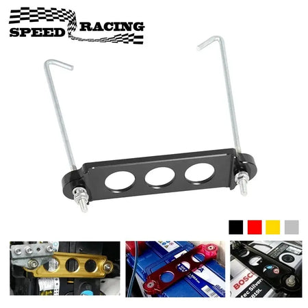 Car Racing Battery Tie Down Mount Bracket Lock Anodized for ACURA INTEGRA 1994-2001 for HONDA CIVIC/CRX 1988-2000 by InterCyprus Trading Ltd