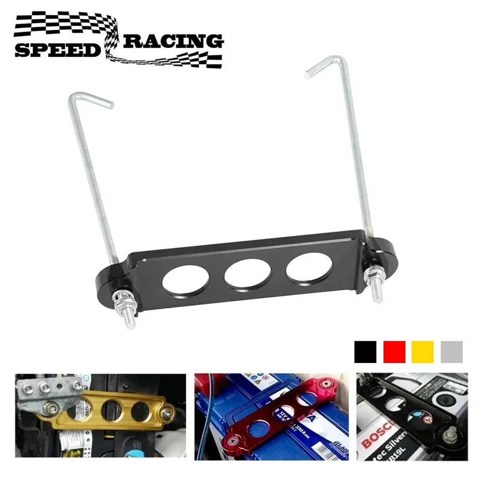 Car Racing Battery Tie Down Mount Bracket Lock Anodized for ACURA INTEGRA 1994-2001 for HONDA CIVIC/CRX 1988-2000 by InterCyprus Trading Ltd