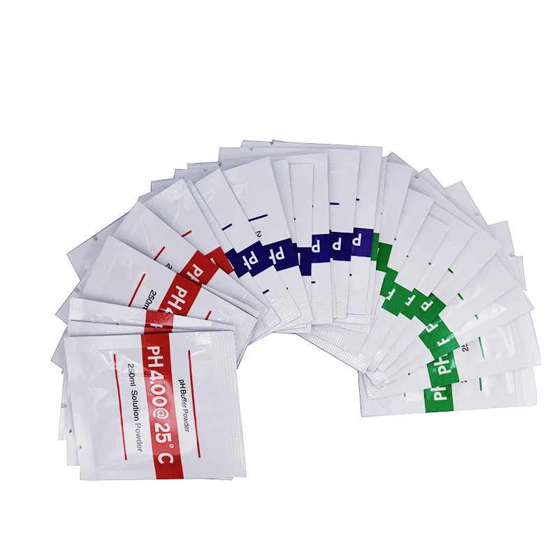 Powder Color Ph PH Buffer Powder pH4.00 6.86 9.18 Calibration Powder Pack 250ml ...