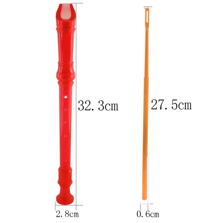 ABS Flute Clarinet Recorder Harp Instrument &ndash; Seven Colors