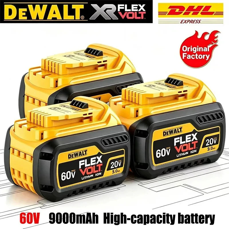 9000mAh Li Ion Battery 20V Max FlexVolt For DeWalt Power Tools