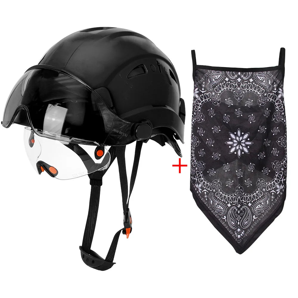 SF06 Safety Helmet &ndash; CE Certified ABS Construction Gear Black B