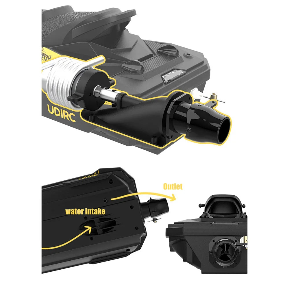 UDI023 RC Speedboat &ndash; Waterproof Self-Righting LED Lights